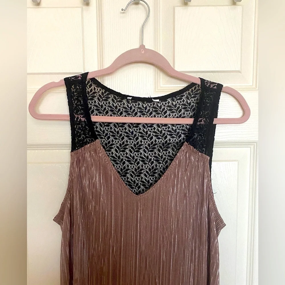 BCBG Plisse Mini Dress